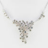 14K white gold and diamonds handmade necklace GoldQuestJewelers near Boston MA
