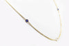 14 K YG Diamond and Sapphire by the yard chain Jewelry Store downtown boston Profile 1