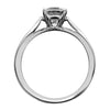 4 prong cathedral style solitaire engagement ring from GQJ Boston