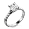 4 prong princess cut solitaire engagement ring from GQJ Boston