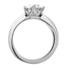 6 prong basket fit solitaire engagement ring from GQJ Boston