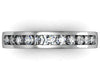 GoldQuest Jewelers in Boston channel set wedding band with 11 round stones