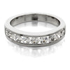 GoldQuest Jewelers in Boston channel set wedding band with round stones