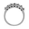 GoldQuest Jewelers in Boston 7 diamond prong set curved wedding band