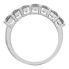 GoldQuest Jewelers in Boston shared prong 7 Diamond stone wedding band