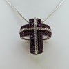 Diamonds Stones Cross necklace from GoldQuestJewelers jewelry store near Boston MA