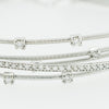 Diamond interlaced bracelet from GoldQuestJewelers jewelry studio in Boston MA